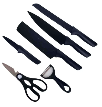 KIT SET DE CUCHILLOS COCINA 6 PIEZAS